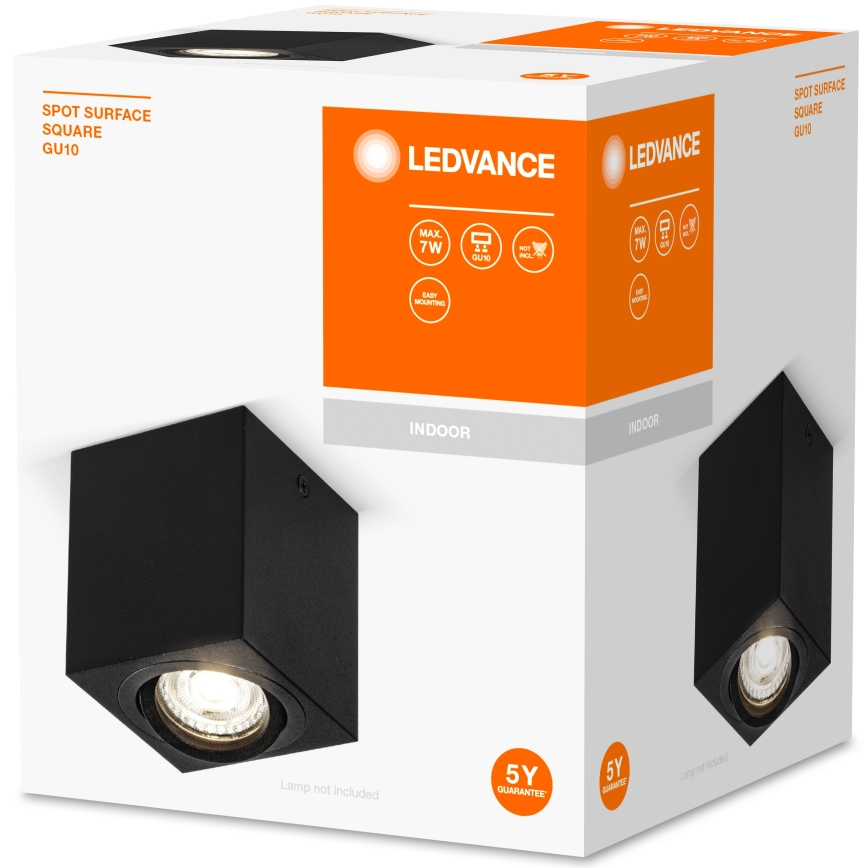 Ledvance - Φωτιστικό σποτ SPOT 1xGU10/7W/230V μαύρο