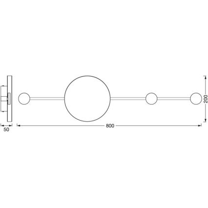 Ledvance - Φωτιστικό τοίχου LED DECOR WOOD LED/6W/230V