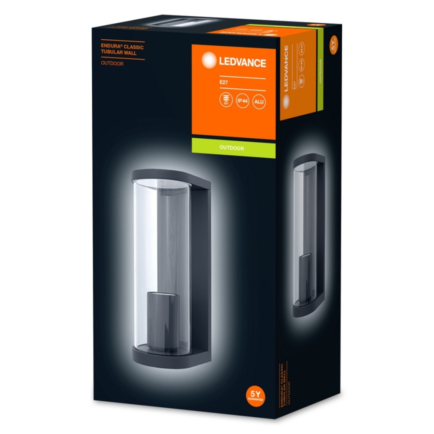 Ledvance - Φωτιστικό τοίχου εξωτερικού χώρου TUBULAR 1xE27/60W/230V IP44