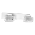 Ledvance - Φωτιστικό τοίχου μπάνιου LED ORBIS FLAME 2xLED/5,5W/230V 3000/4000K IP44 λευκό