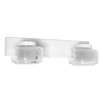 Ledvance - Φωτιστικό τοίχου μπάνιου LED ORBIS FLAME 2xLED/5,5W/230V 3000/4000K IP44 λευκό
