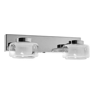 Ledvance - Φωτιστικό τοίχου μπάνιου LED ORBIS FLAME 2xLED/5,5W/230V 3000/4000K IP44 χρώμιο