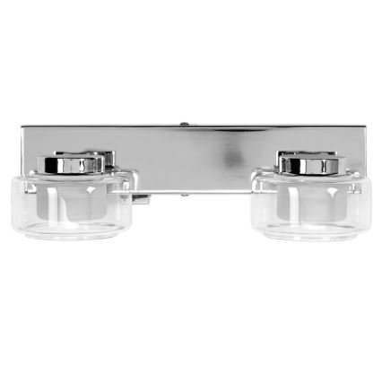 Ledvance - Φωτιστικό τοίχου μπάνιου LED ORBIS FLAME 2xLED/5,5W/230V 3000/4000K IP44 χρώμιο