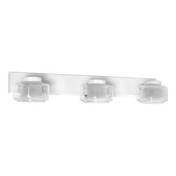 Ledvance - Φωτιστικό τοίχου μπάνιου LED ORBIS FLAME 3xLED/5,5W/230V 3000/4000K IP44 λευκό