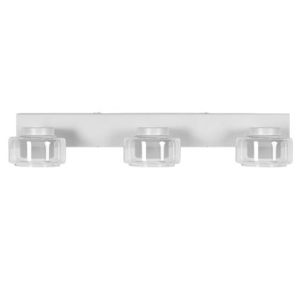 Ledvance - Φωτιστικό τοίχου μπάνιου LED ORBIS FLAME 3xLED/5,5W/230V 3000/4000K IP44 λευκό