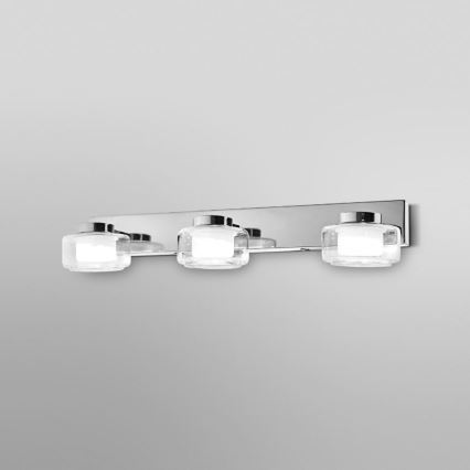Ledvance-Φωτιστικό τοίχου μπάνιου LED ORBIS FLAME 3xLED/5,5W/230V IP44 χρώμιο