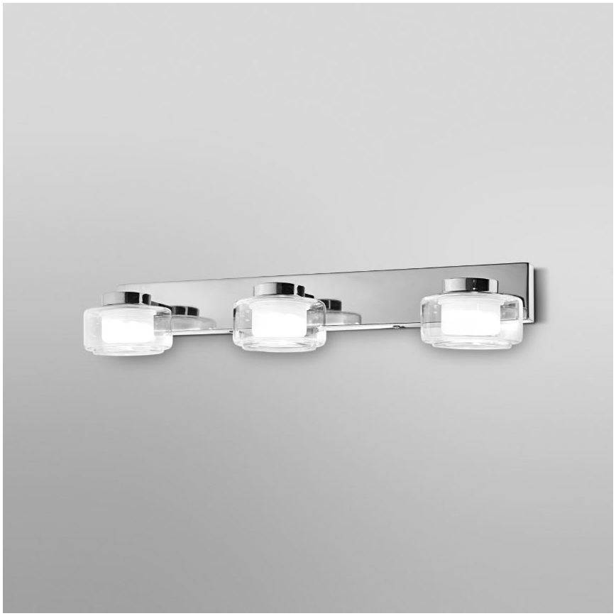 Ledvance-Φωτιστικό τοίχου μπάνιου LED ORBIS FLAME 3xLED/5,5W/230V IP44 χρώμιο