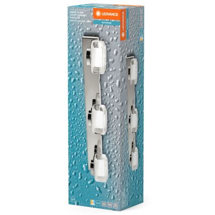 Ledvance-Φωτιστικό τοίχου μπάνιου LED ORBIS FLAME 3xLED/5,5W/230V IP44 χρώμιο