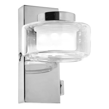 Ledvance - Φωτιστικό τοίχου μπάνιου LED ORBIS FLAME LED/5,5W/230V 3000/4000K IP44 χρώμιο