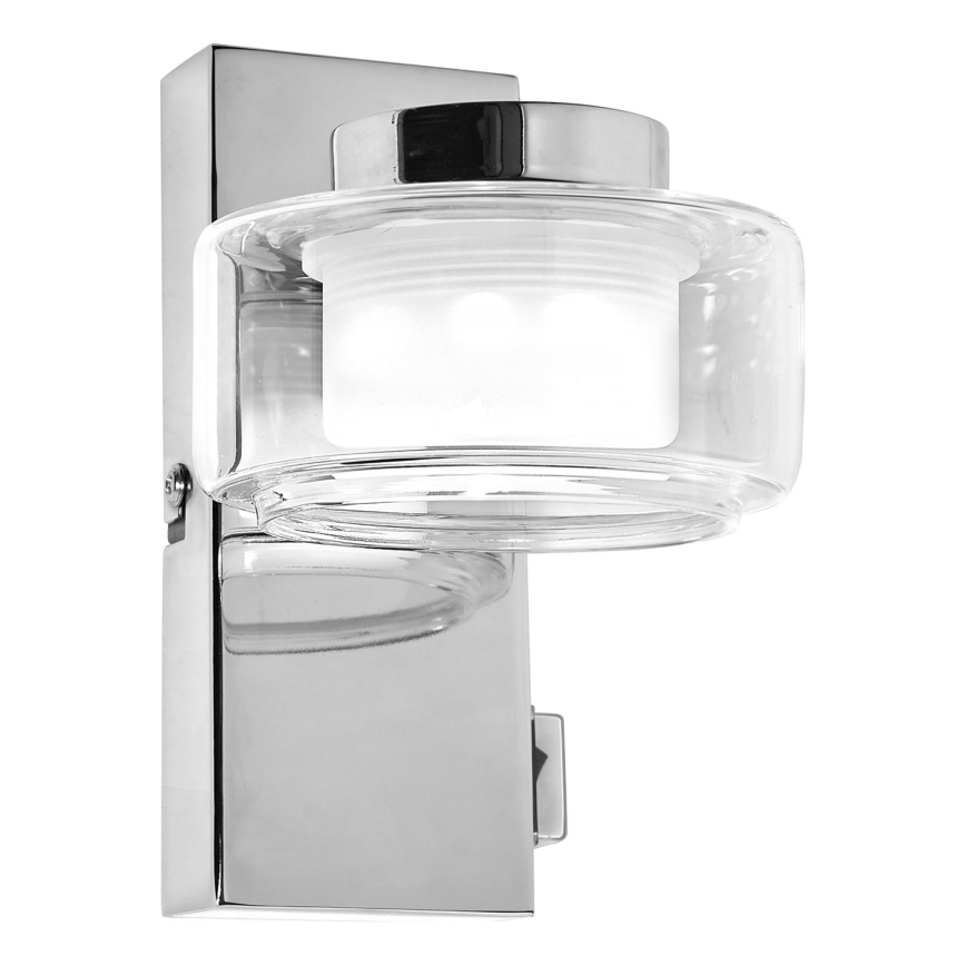 Ledvance - Φωτιστικό τοίχου μπάνιου LED ORBIS FLAME LED/5,5W/230V 3000/4000K IP44 χρώμιο