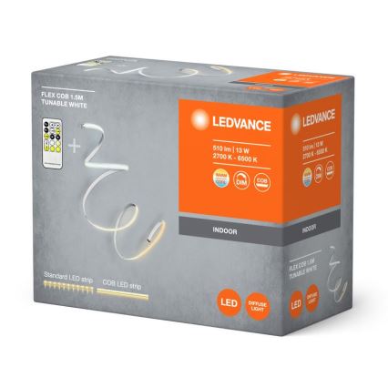 Ledvance - Φωτοταινία dimming LED FLEX COB 1,5m LED/13W/230V 2700-6500K + τηλεχειριστήριο