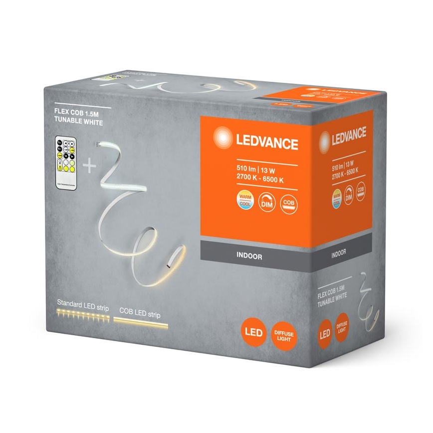 Ledvance - Φωτοταινία dimming LED FLEX COB 1,5m LED/13W/230V 2700-6500K + τηλεχειριστήριο