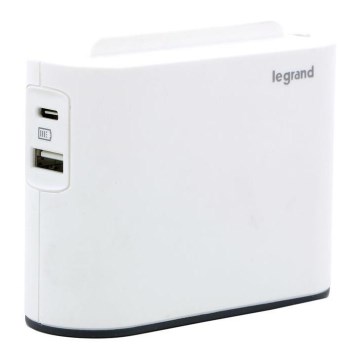 Legrand 049401 - Πολύπριζο 2Z Type C + USB-A + USB-C λευκό