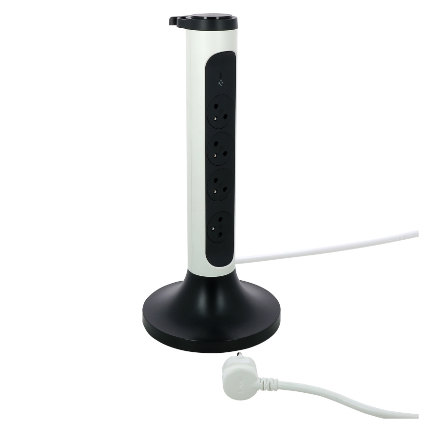 Legrand 049410 - Πολύπριζο 4 θέσεων με καλώδιο 230V/16A, 4x2P+T 2m