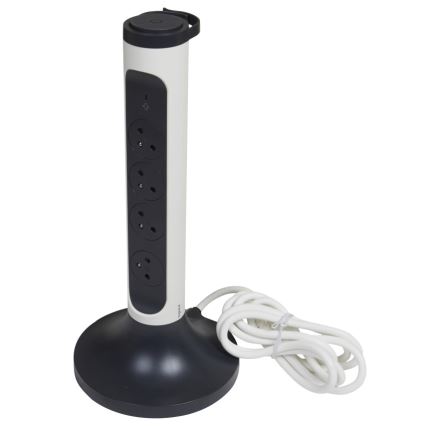 Legrand 049410 - Πολύπριζο 4 θέσεων με καλώδιο 230V/16A, 4x2P+T 2m