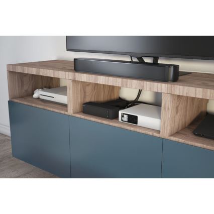 Legrand 049430 - Multimedia HUB με διακόπτη 4Z Type E + 4Z Type C 2m μαύρο