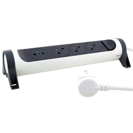 Legrand 049459 - Πολύπριζο με διακόπτη 4Z Type E 3m