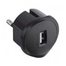Legrand 50681 - Πρόσθετο Αντάπτορα USB 230V/1,5A μαύρο