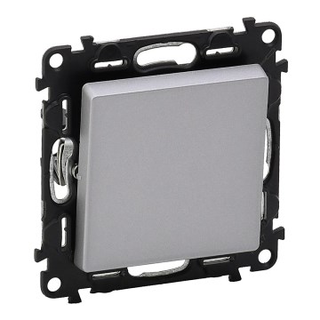 Legrand 752301 - Διακόπτης VALENA LIFE 1 θέσης 250V/10A αλουμίνιο