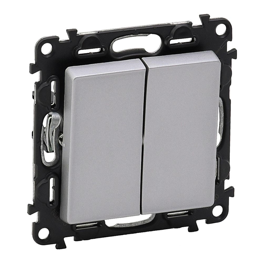 Legrand 752305 - Διακόπτης σειράς VALENA LIFE αρ.5 250V/10A αλουμίνιο