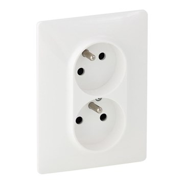 Legrand 753186 - Οικιακή πρίζα VALENA LIFE 250V/16A 2x2P+T λευκό