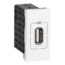 Legrand 77591 - Φορτιστής MOSAIC USB 1M 5V/230V λευκό