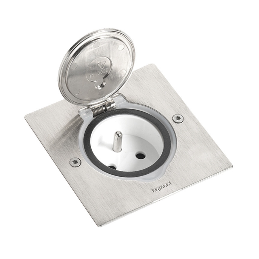 Legrand 89700 - Πλαίσιο για πρίζα δαπέδου PLATINUM 2M IP44 ανοξείδωτος