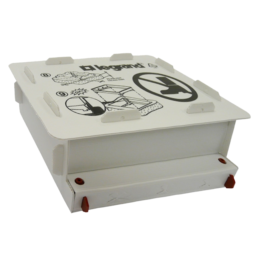 LEGRAND - Κουτί δαπέδου για τσιμέντο 24 στοιχείων (12 συσκευές 45x45)