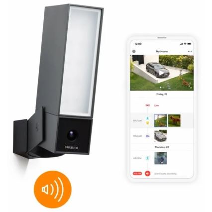 Legrand NOC-PRO - Κάμερα εξωτερικού χώρου με φωτισμό LED Full HD 1080p 230V Wi-Fi IPX6