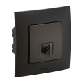 Legrand - Πρίζα Ethernet RJ45 με πλαίσιο NILOE μαύρη