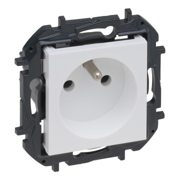 Legrand - Πρίζα τοίχου χωρίς πλαίσιο 250V/16A NILOE STEP λευκή