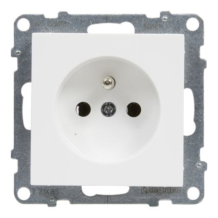 Legrand - Πρίζα οικιακή χωρίς πλαίσιο SUNO 250V λευκή