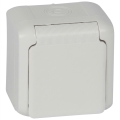Legrand - Επιτοίχια πρίζα οικιακής χρήσης FORIX 250V IP44 λευκή