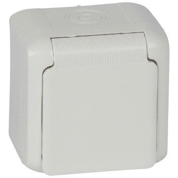 Legrand - Επιτοίχια πρίζα οικιακής χρήσης FORIX 250V IP44 λευκή