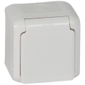 Legrand - Επιτοίχια εξωτερική πρίζα 250V/16A FORIX IP44 λευκή
