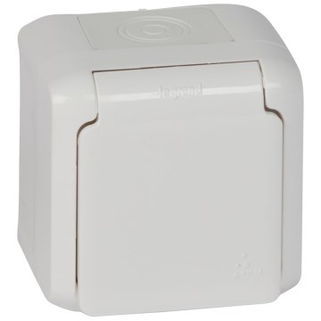 Legrand - Επιτοίχια εξωτερική πρίζα 250V/16A FORIX IP44 λευκή