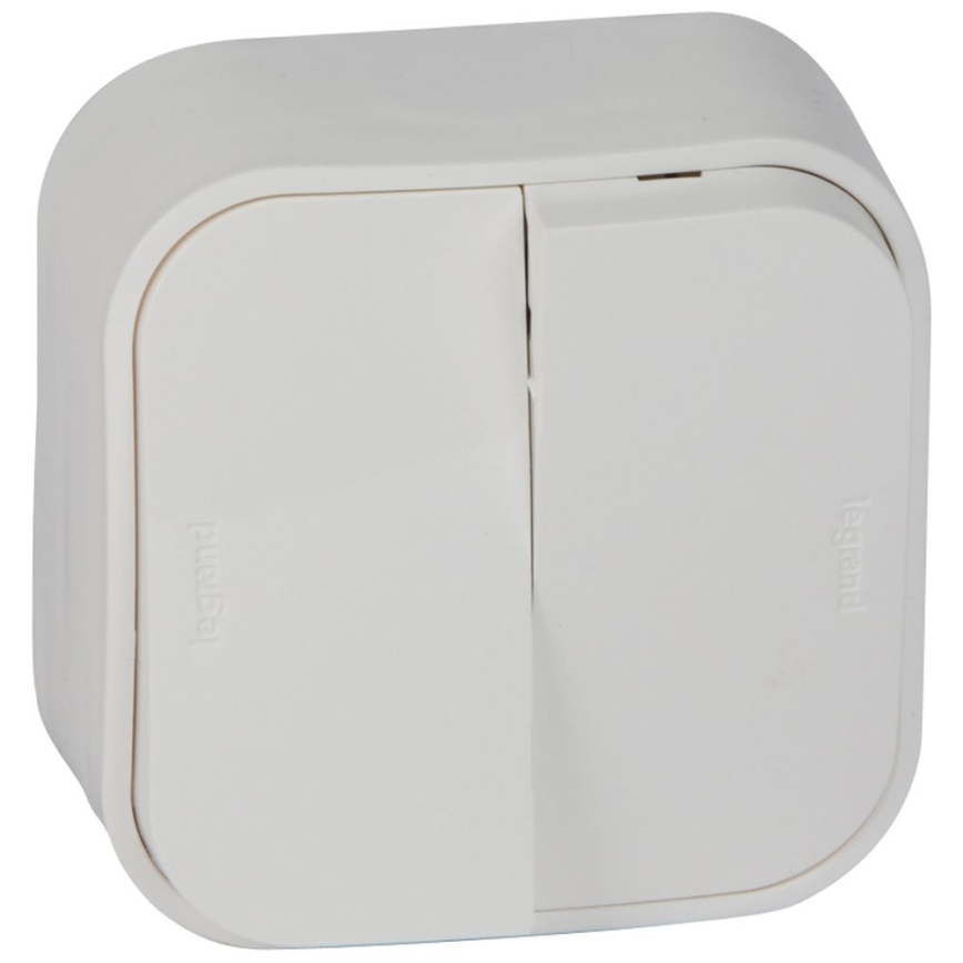 Legrand - Επιτοίχιος σειριακός διακόπτης č. 5 FORIX λευκός