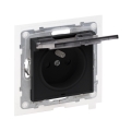 Legrand - Εξωτερική πρίζα χωρίς πλαίσιο 250V/16A NILOE STEP IP44 μαύρη