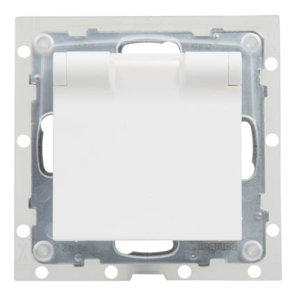 Legrand - Εξωτερική οικιακή πρίζα χωρίς πλαίσιο SUNO 250V IP44 λευκή
