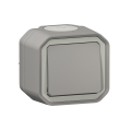 Legrand - Διακόπτης σκάλας αρ. 6 PLEXO IP55 γκρι