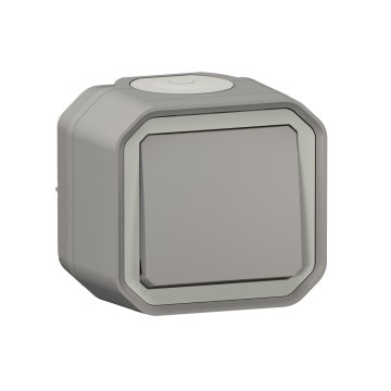 Legrand - Διακόπτης σκάλας αρ. 6 PLEXO IP55 γκρι