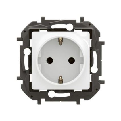 Legrand - Οικιακή πρίζα SCHUKO 250V/16A NILOE λευκή