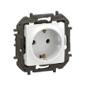 Legrand - Οικιακή πρίζα SCHUKO χωρίς πλαίσιο NILOE 250V λευκή