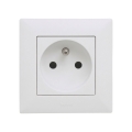 Legrand - Οικιακή πρίζα με πλαίσιο NILOE STEP 250V λευκή