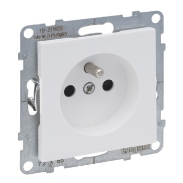 Legrand - Οικιακή πρίζα χωρίς πλαίσιο SUNO 250V/16A, λευκή