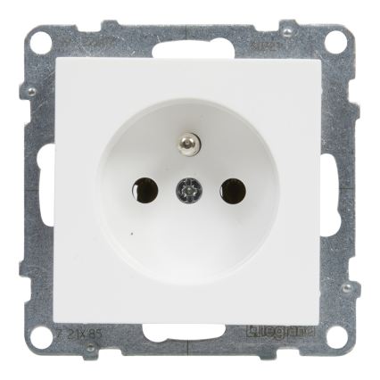 Legrand - Οικιακή πρίζα χωρίς πλαίσιο SUNO 250V/16A, λευκή