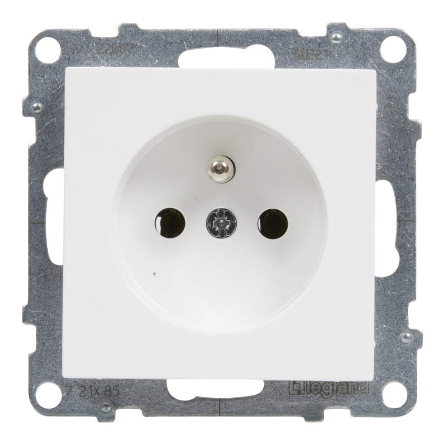 Legrand - Οικιακή πρίζα χωρίς πλαίσιο SUNO 250V/16A, λευκή