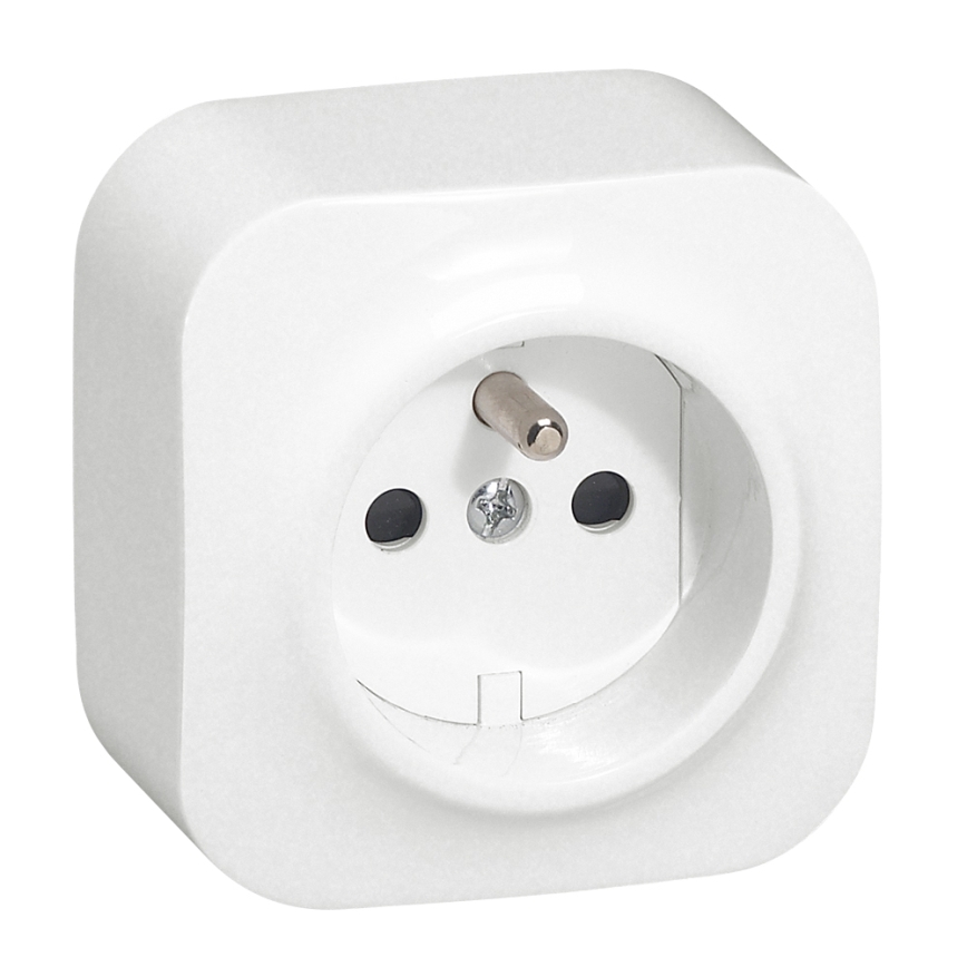 Legrand - Οικιακή επιτοίχια πρίζα 250V/16A FORIX λευκή
