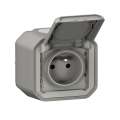 Legrand - Υπαίθρια πρίζα 250V/16A PLEXO IP55 γκρι