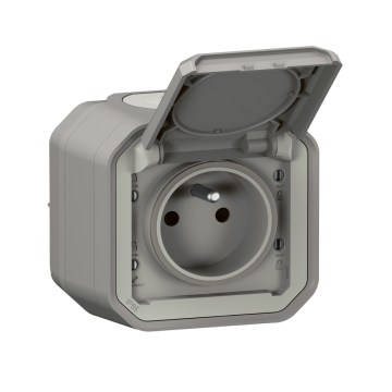 Legrand - Υπαίθρια πρίζα 250V/16A PLEXO IP55 γκρι